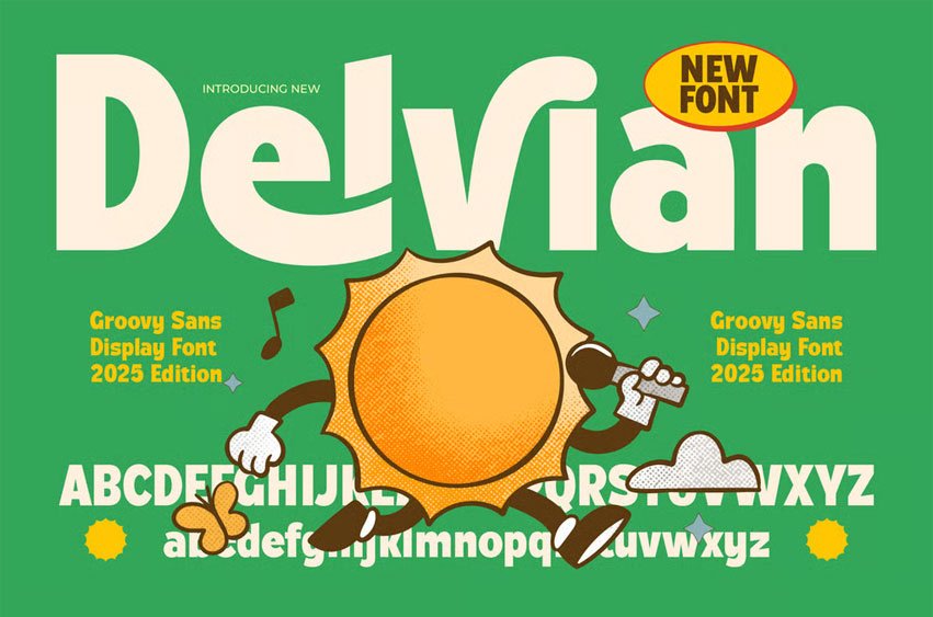 Delvian Display Font