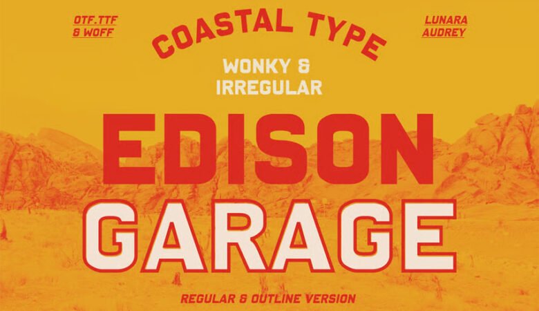 Edison Garage Font