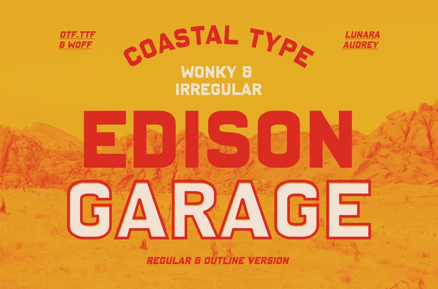 Edison Garage Font