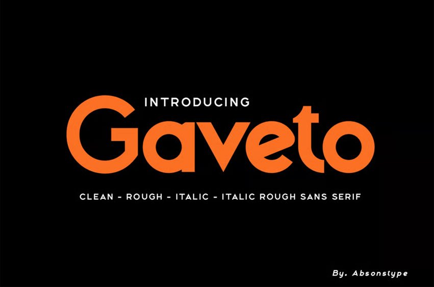 Gaveto Font