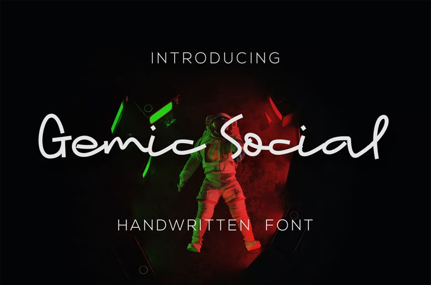 Gemic Social Font