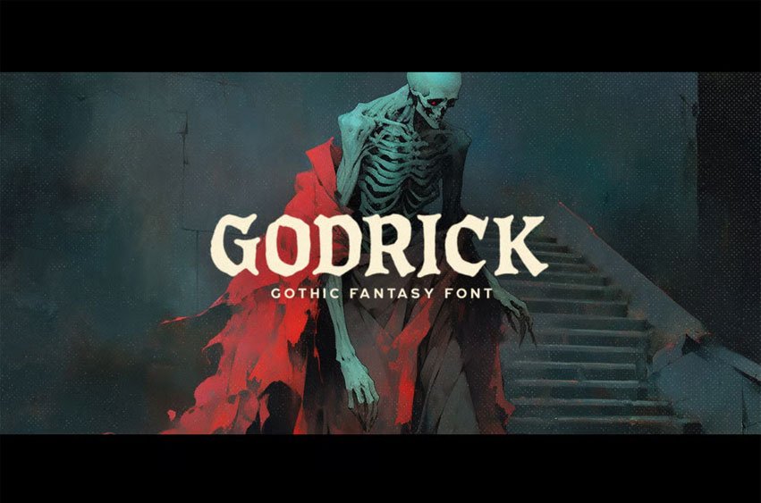 Godrick Typeface Font