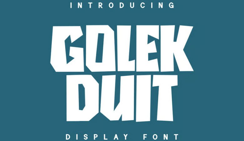 Golek Duit Font