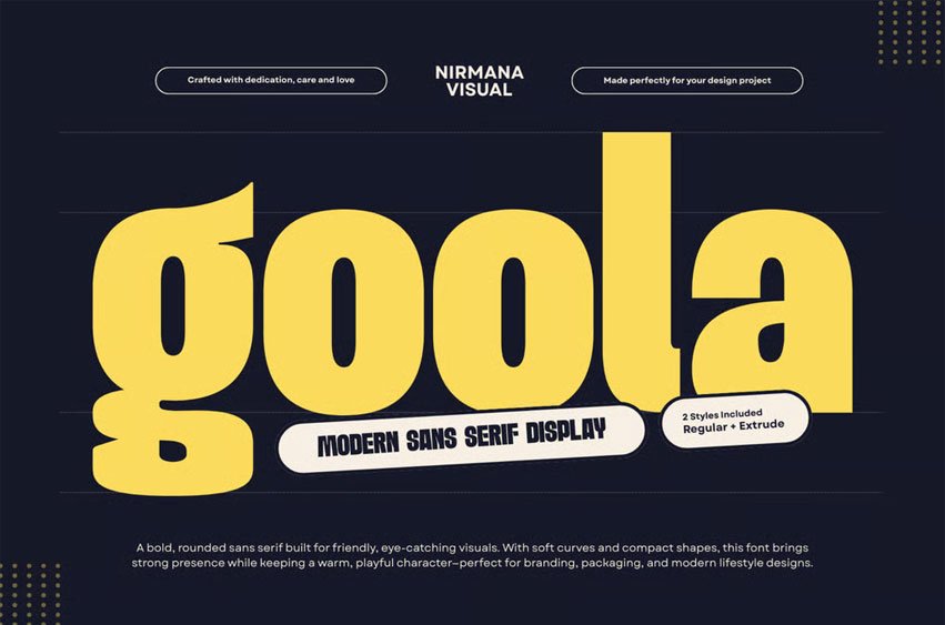 Goola Modern Font