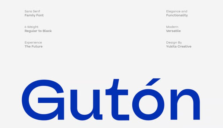 Guton Font