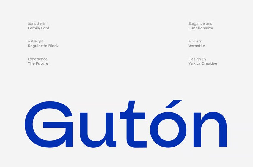 Guton Font