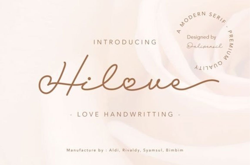 Hilove Font