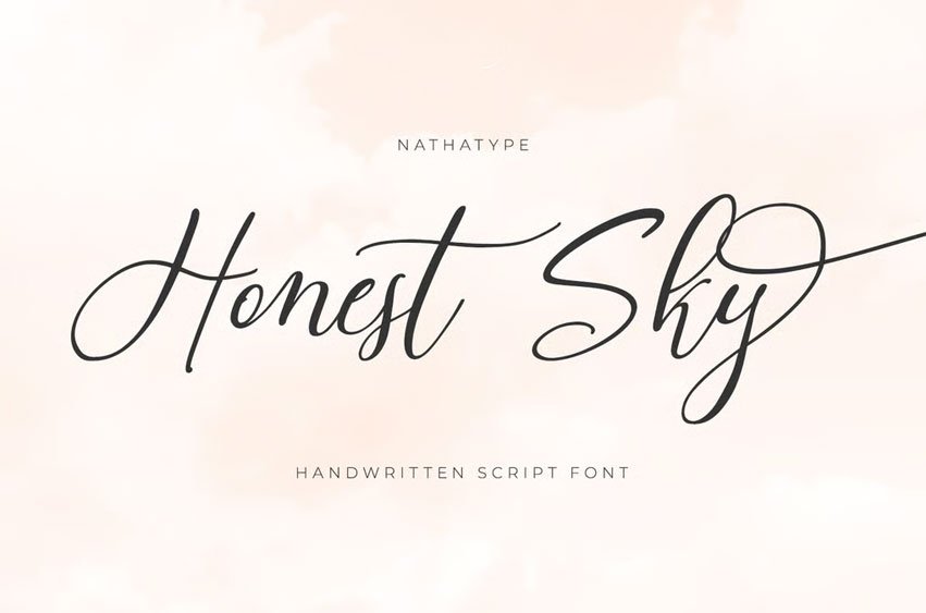 Honest Sky Font
