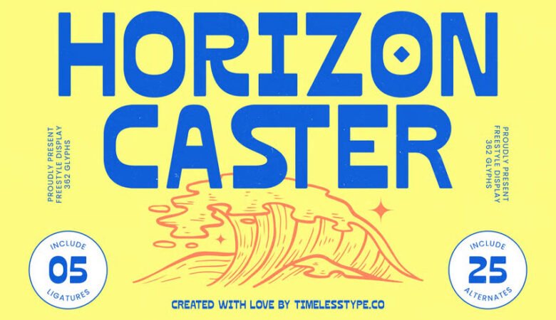 Horizon Caster Font