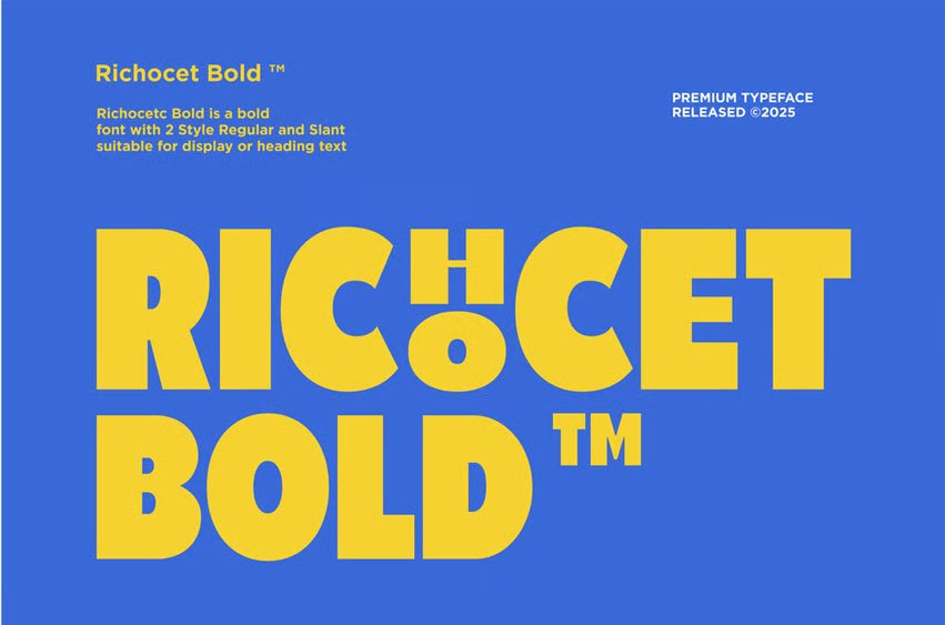 IB Richocet Bold Font