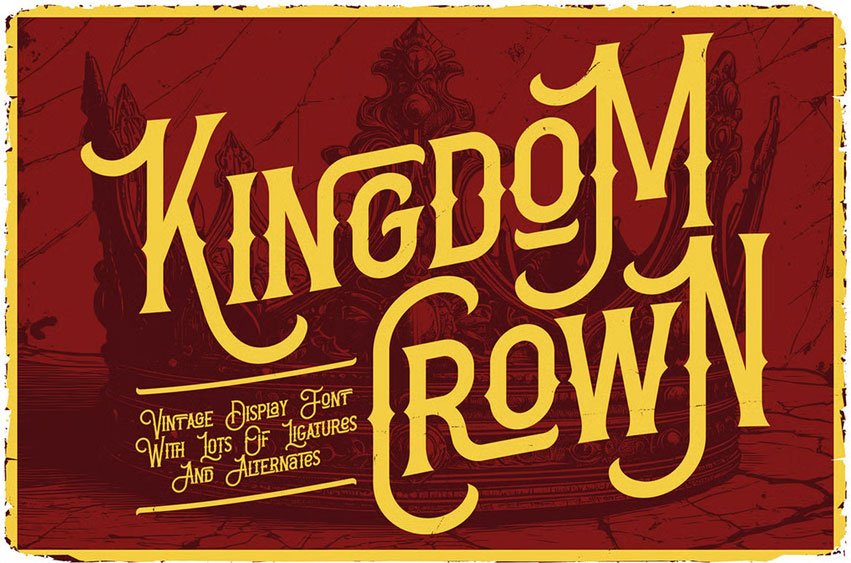 Kingdom Crown Font
