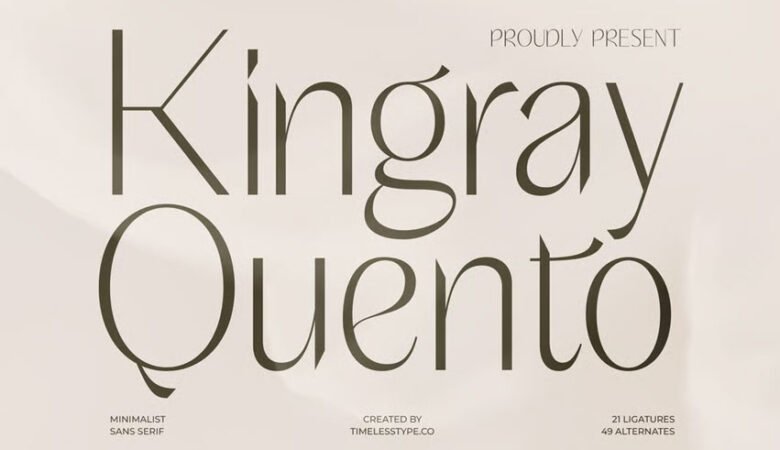 Kingray Quento Font