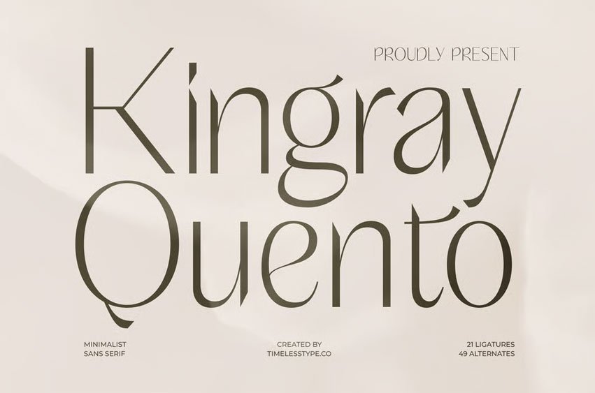 Kingray Quento Font
