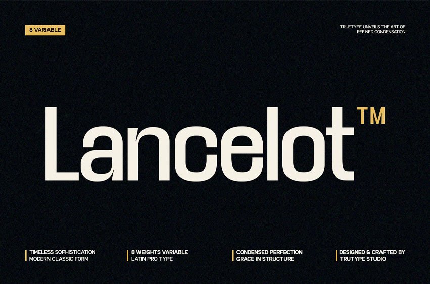 Lancelot Condensed Font