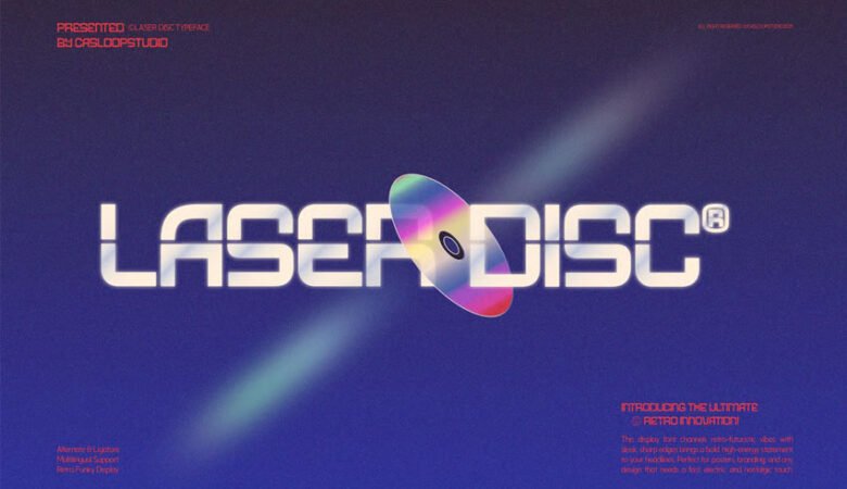 Laser Disc Font