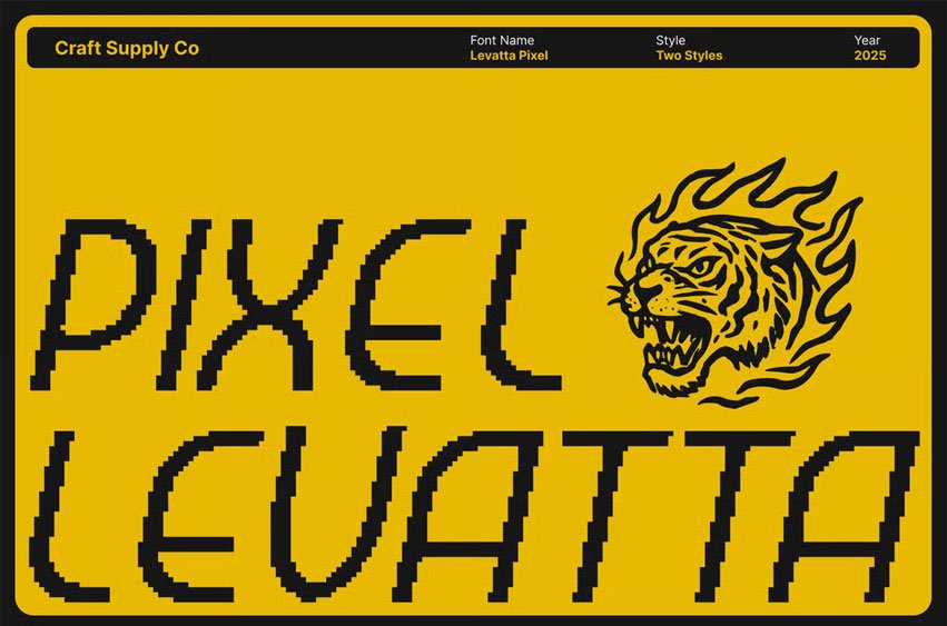 Levatta Pixel Font