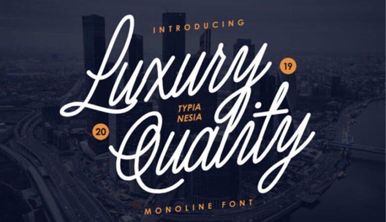 Luxury Quality Font