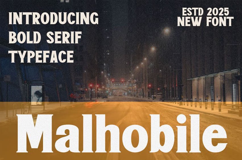 Malhobile Font