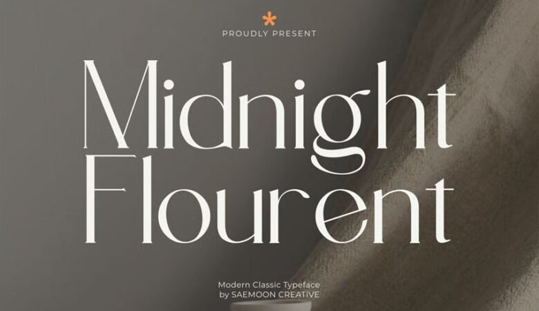 Midnight Flourent Font