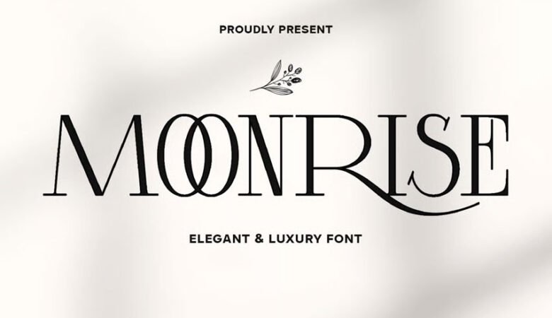 Moonrise Luxury Font