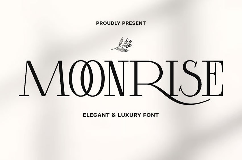 Moonrise Luxury Font