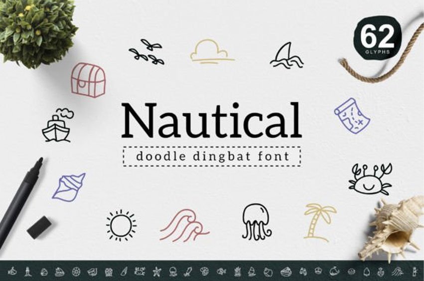 Nautical Dingbats Font