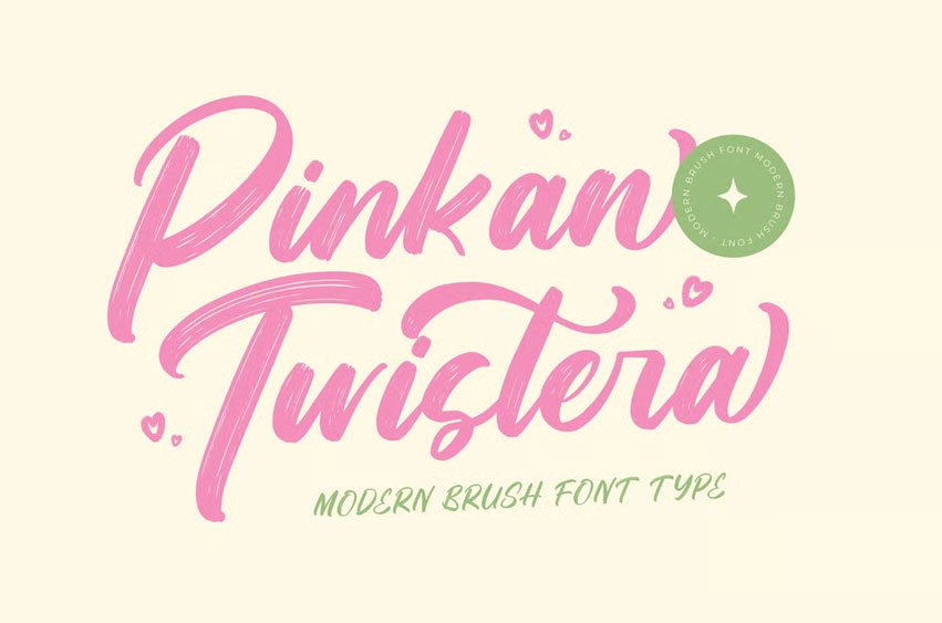 Pinkan Twistera Font