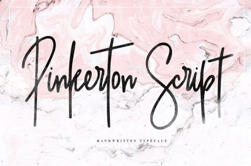 Pinkerton Script Font
