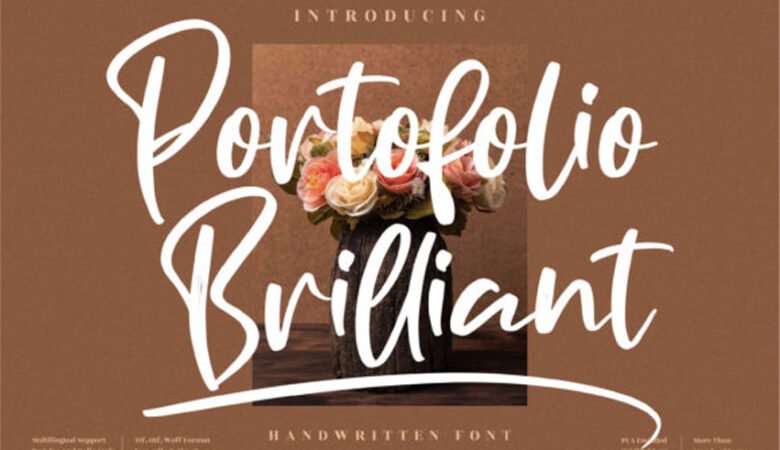 Portofolio Brilliant Font