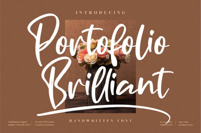 Portofolio Brilliant Font