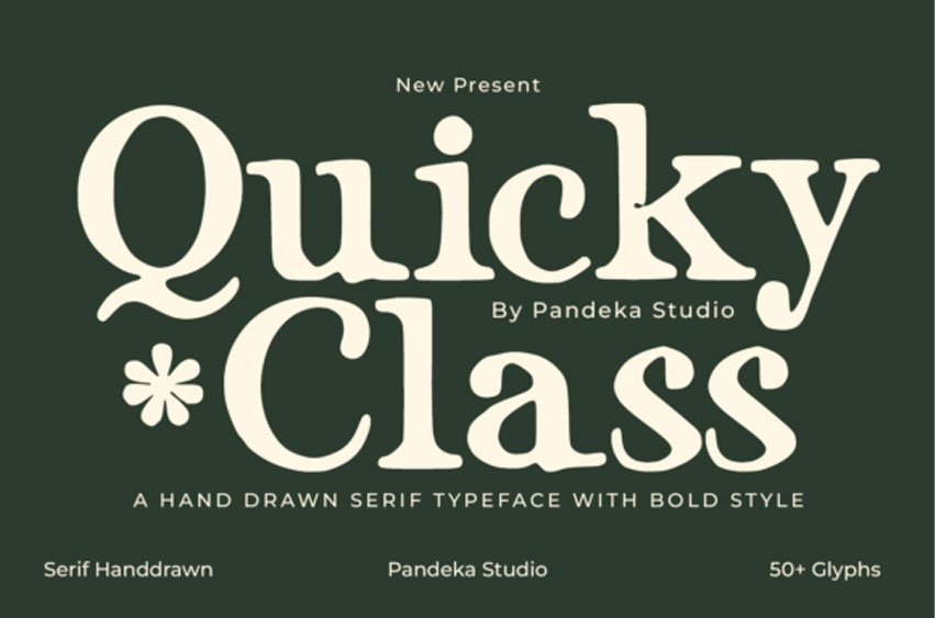 Quicky Class Font