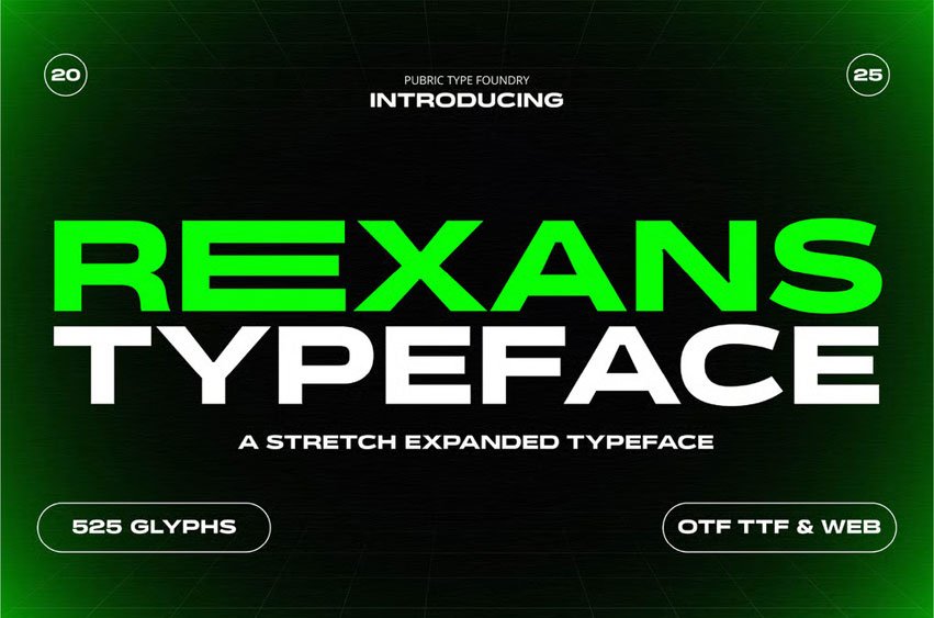 Rexans Typeface Font