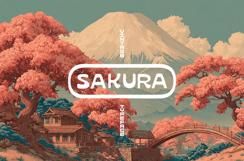 Sakura Typeface Font