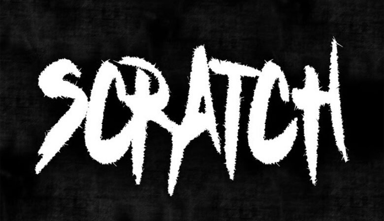 Scratch Metal Font