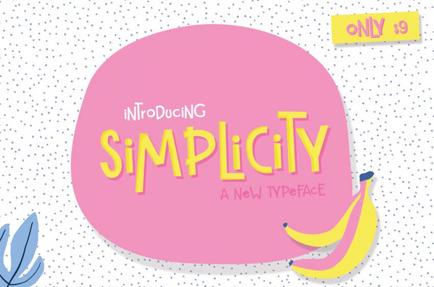 Simplicity Typeface Font