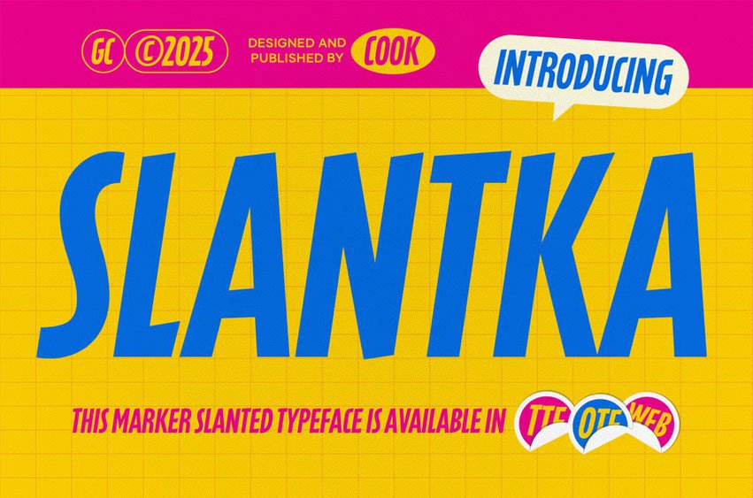 Slantka Font