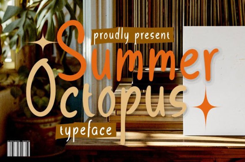 Summer Octopus Font