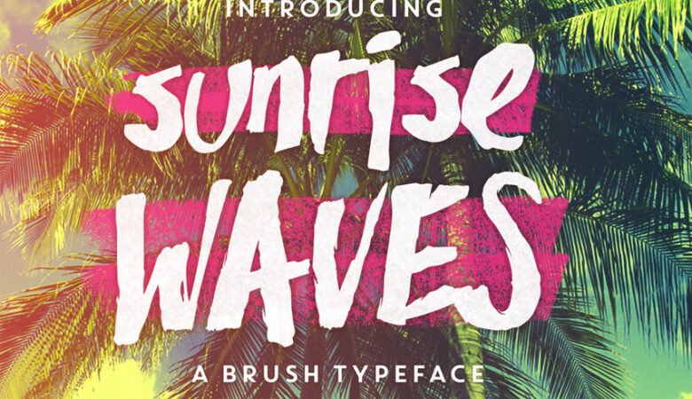 Sunrise Waves Font