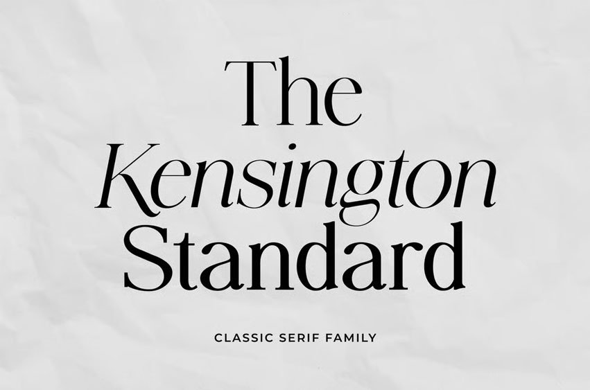 The Kensington Standard Font