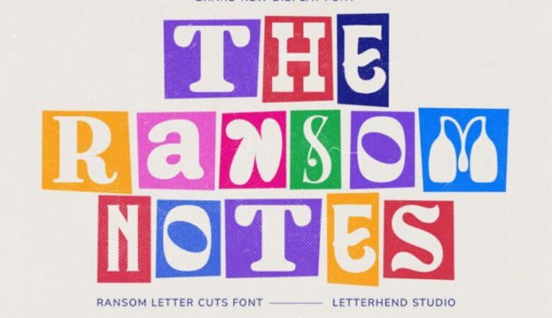 The Ransom Notes Font