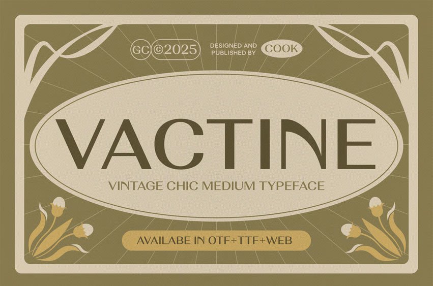 Vactine Font