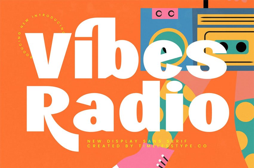 Vibes Radio Font