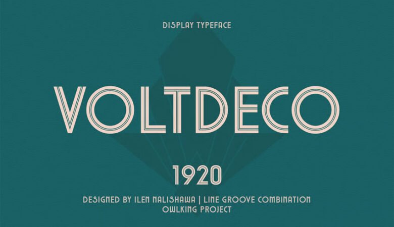 Voltdeco 1920 Font
