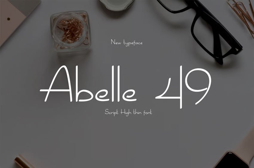 Abelle 49 Font