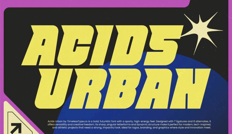 Acids Urban Italic Font