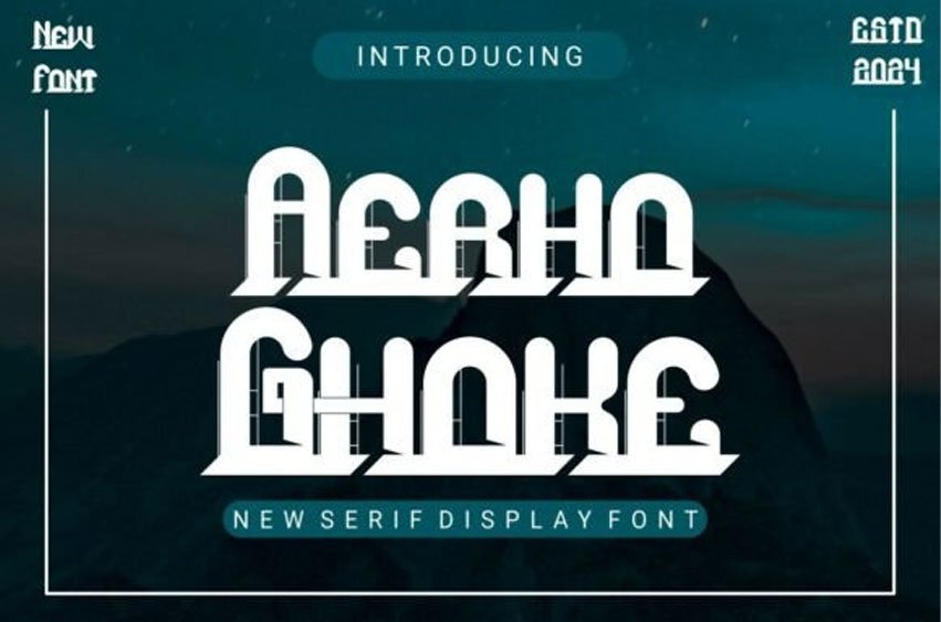 Aerho Ghoke Font