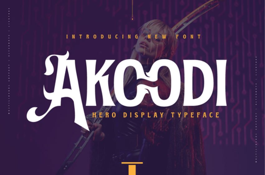 Akoodi Font