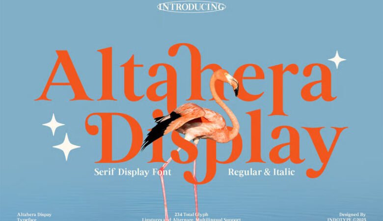 Altahera Display Font