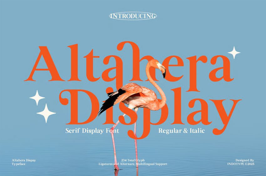 Altahera Display Font