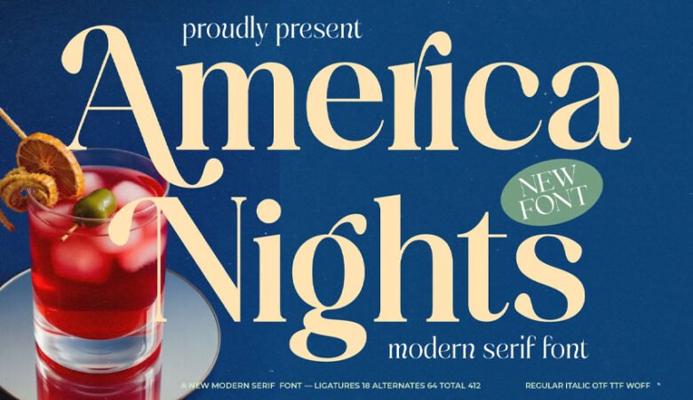 America Nights Font